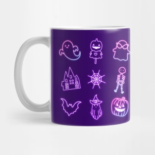 Neon Halloween Mug